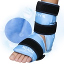 REVIX Enkel Ice Pack Wrap voor Voetpijn Relief en Voeten Verwondingen, Herbruikbare Gel Ice Cold Packs voor Achilles Tendonitis, Plantar Fasciitis, verstuikte enkels en hakken