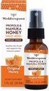 Wedderspoon Propolis and Manuka Honey Throat Spray, Original Honey, 1 Fl Oz (Pack of 1), Sore Throat Relief, Natural Immune Support
