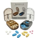 2PCS - Pill Cutter Splitter met Mini Pill Box 