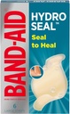 BAND-AID merk Hydro Seal hechting Waterdichte Bandages, Grote Hydrocolloïde Gel Bandages voor EHBO-ondersteuning Betere genezing voor kleine blisters, knipsels en scrapes, FSA/HSA in aanmerking komende, 6 ct