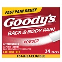 Goody's Back and Body Pain Relief Powder, 24 kt (verpakking van 1)