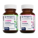Metagenics Bundle - UltraFlore Women's & HerWellness Estrovera - 30 Count of UltraFlore Women's for Vaginanal Health - 30 Tablets of Estrovera for Hot Flashes, Menopauze Relief & Night Sweats