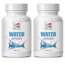 Natuurlijke ondersteuning - AWAY - wellness, Diuretische formule, Watersteun, Natuurlijke vloeistofbalans, Diuretische capsules, vochtbalans, Natuurlijke diureticamix, waterbalans, Diuretische 2 Fles 120 Caps