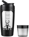 Elektrische Portable Protein Shaker Bottle for Smooth Blends  (Zwart)