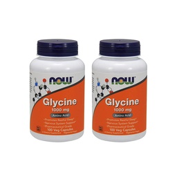 Nu Foods Glycine 1000 mg - 100 VegiCapsules 2 Pack