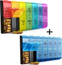Extra grote pil Organizer 2 keer per dag, Weekly XL AM PM pil geval, 7 dagen pil Box Twee keer per dag