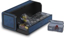 Pillen Organisator 2 keer per dag, Am Pm Tweemaal dagelijkse pil geval, afneembare grote reis pil doos 7 dag, Wekelijkse pil container voor vitamine geneeskunde supplement visolie (blauw)