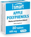 Supersmart - Apple Polyfenolen Supplement 600mg per dag (hoge sterkte 80% Polyfenolen) - Apple Extract 