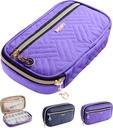 BAGSFY Pill Organizer Case 2 keer een dag-wekelijkse medicijn Organisator Travel Pill Box met verwijderbare 7 dagen geneeskunde geval Container voor visolie, vitamine, supplement