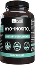 Pure originele ingrediënten Myo-Inositol (365 capsules) Geen Magnesium of rijstvullers, altijd zuiver, Lab geverifieerd