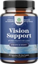 Complete Eye Health Supplement voor volwassenen - Lutein 20mg Per Serving Eye Vitamins for Vision Dry Eyes Pressure and Blue Light Protection - Eye Supplement for Adults with Beta Caroteen for Eyes