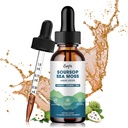 Soursop Graviola Liquid Drop, Soursop Leaves Extract with Sea Moss & Turmeric, Graviola Soursop Bitters Liquid for Cell Support & Regeneratie, Liver, Relax, Immune and Antioxidant Support, 1 Fl Oz