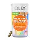 OLLY Beat The Bloat Capsules, Digestive Support Enzymes, Supplement for Women - 25 Count
