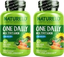 NATURELO één dagelijkse multivitamine voor mannen 50+ - met vitamines en mineralen + biologische hele voedingsmiddelen - supplement op Boost Energie, algemene gezondheid - niet-GMO - 120 capsules - 4 maanden levering