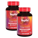 MegaRed Extra Strength 500mg Omega-3 Krill Oil Supplement met EPA/DHA, Geen Fishy Aftersmaak Ondersteunt Hartgezondheid, 80 Tel Softgels (2 Pack)