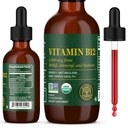 Global Healing Center - Vitamin B12 Sublingual 5000 MCG Organic Liquid Supplement, Methylcobalamin, Adenosylcobalamin, Hydroxo Long-Lasting Energy and Healthy Metabolism - Vegan B12 Vitamins (1 Oz)