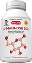 ANDREW LESSMAN D-Mannose 500mg - 60 Capsules - Ondersteunt Bladder, Nieren, en urinetrek gezondheid. Pure, niet-GMO D-Mannose. Geen additieven. Klein Makkelijk te slikken capsules