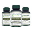 Algen, Fucoidan, Blue Green Algae, Kelp, Bladderwrack, Chlorella, Spirulina, Irish Moss, Dulse, 90 VCaps, High Absorbable, Non-GMO, Glutenvrij (Pack of 3)