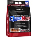 ALLMAX QUICKMASS, Cookies & Cream - 10 lb - Rapid Mass Gain Catalyst - Tot 64 Gram eiwit per portie - 3:1 Carb to Proteine Ratio - Zero Trans Fat - Tot 70 Servers