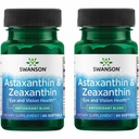 Swanson Astaxanthine & Zeaxanthine Eye Health Supplement for Screen-Heavy Professionals with 4 mg Astaxanthine & 4 mg OmniXan Zeaxanthine (60 Softgels, 2 Pack)