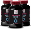Daily Vision - Eye Vision Supplement - Lens Support, Focused View, Crystal Clear Sight, Image Clarity, Clearer Scenes, Pure Perception, Eye Support, Focus Advantage, Vision Strength 3 Bottle 180Caps