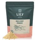 Lily of the Valley Maca Root Powder - Great Superfood for Breakfast, Smoothies & Baking - Premium Grade - Gelatined for Easy Digestie - Vegan & Gluten-Free - Verpakt in Hersluitbare Pouch (8oz, 226g)