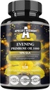 APOLLO'S Hegemony Avond Primrose Oil 1000 mg met vitamine E - Bevat 100 mg GLA-zuur - 120 Softgel Capsules - 4 maanden Supply - Dieetsupplement ter ondersteuning van Hormonale balans en huidgezondheid