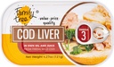 Family Tree Icelandic Wild Caught Cod Liver in Own Oil 4.27 oz (pack of 12)