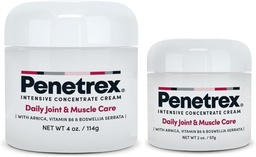 Penetrex Joint & Muscle Therapy Duo - Verzachtende verlichting voor rug, nek, handen, voeten & zenuwen - Rub met Arnica, vitamine B6 MSM & Boswellia - 2oz, 4oz