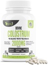 VITINITY Grass Fed Bovine Colostrum Capsules for Humans - Natural IgG Colostrum Supplement for Gut Health, Immune Support, Muscle Recovery & Wellness | Pure Colostrum Superfood, Unflavored (120 Count)
