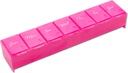 EZY DOSE Weekly (7-Dag) Dagelijkse pil geval, Medicine Planner, Vitamine Organisator, Supplement Container, Handig en gemakkelijk te gebruiken, Grote Compartments, Roze, Reizen-Vriendelijk, Made in The USA, BPA Gratis