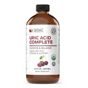 Complete Natural Uric Acid Complete - Liquid Supplement ter ondersteuning van Uric Acid Cleanse, Niergezondheid en bloedcirculatie met Apple Cider Vinegar, Tart Cherry, Beet Root, Lemon, Kaneel - 12oz