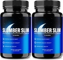 (2 Pack) Slumber Slim gewichtsverlies, Official SlumberSlim Complex Formula, Alle natuurlijke pillen ter ondersteuning van fitness en algemene wellness, Premium Keto Capsules, Slumber Slim Reviews (120 Capsules)