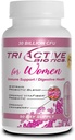 Essentiële Bron Triactieve Biotica voor vrouwen - Probiotica voor vrouwen met 18 Strains, Organische VitaFiber Prebiotica & Cranberry aan Digestieve Ondersteuning, Immune Defense, Urinaire, Vaginale Gezondheid - 90 Capsules