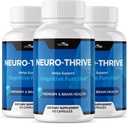 Vive MD Neuro Thrive Brain Supplement - Officiële Formule - Neuro Thrive PQQ, Neuro Thrive, Extra Strength met Ginkgo Biloba Extract, Siberische Ginseng Extract - (3 Pack)