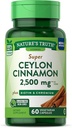 Nature's Truth Super Cinnamon Plus Biotin & Chroom Quick Release Capsules - 60 ct, Verpakking van 2
