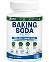 Natuurlijke Bakken Soda Capsules - 650mg Bakken Soda Tabletten voor Nier- en Maagzuur - Natriumbicarbonaat Pillen, Bicarbonaat van Soda, Bicarbonato de Sodio para Tomar, Natriumbicarbonaat 650 mg Tabletten