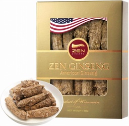 1 doos met grote korte Amerikaanse Wisconsin Ginseng Root (4oz) prestaties & geestelijke gezondheid voor mannen & vrouwen