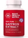 Rechts Gezondheid Nutra Saffraan Supplementen - 100% Pure Saffron Extract - Made in The USA - Ondersteunt Mood 