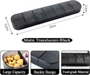 Pillen Organisator Grote, Wekelijkse 7-Dag Vitaminen Case Dispenser, Matte Zwart, Travel Medicine Pillen Box houder Container voor Medicijnen, Medicijnen en Mineralen, Supplementen, Visolie, Capsules, Tablet