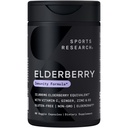 Sportonderzoek Zwarte vlierbes met zink, vitamine C, & vitamine D, Immune Support Supplement voor volwassenen, 60 capsules
