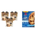 Atkins Chai Tea Latte Proteïne Shake met 15g Proteïne, 3g Net Carbs, 1g Suiker en Atkins Chocolade Chip Proteïne Cookie met 10g Proteïne, 3g Net Carbs, 1g Suiker, Keto Friendly, 4 Tellen