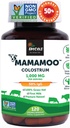 MamaMooTM Colostrum Powder > 50% IgG, Grass Fed, First Non Gmo Verified Colostrum, Gut Health Bloating Immunity Skin & Hair, Bevat 400+ Bioactive Nutrients, Third Party Lab Tested (120 Capsules)