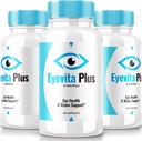 (3 Pack) Eyevita Plus - Uitgebreide ondersteuning voor uw ogen, Eyevita Plus Advanced Eye Nutrition, Oogvitaminen, Alle Natuurlijke Eye Health Formula, Eye Vita Plus Multivitamine Reviews (180 Capsules)
