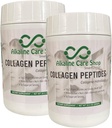 Alkaline Care | Hydrolyzed Collagen Peptides for Women & Men | Multi-Type Unflavored Collagen Powder for Hair, Bones, Skin, Nails & Joints |10g Collagen Peptides per Serving | Set of 2 | 21Oz (600g)