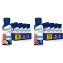 Zorg voor een heldere voedingsdrank, 0g vet, 8g eiwit, gemengd fruit en bosbessen Granaatappel smaken, 10 Fl Oz, Pack van 12