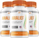 Arialief Capsules, Arialief Advanced Supplement, Alle Natuurlijke Formule om gezond niveau te behouden, Maximale sterkte Dagelijkse Formule, Arialif Capsules Beoordelingen (3 Pack - 180 Capsules)