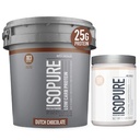 Isopure Proteïnepoeder Lage Carb met Creatine Powder 500g Unflavored, Keto Friendly Protein Powder, 100% Wei Proteïne Isolaat, Proteïne smaak: Nederlands Chocolade, 7,5 Pond