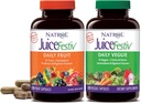 Natrol JuiceFestiv, The Ultimate Fruit en Veggie Super-Food ter ondersteuning van evenwichtige voeding en algemene welzijn, Plus Antioxidanten voor Cellulaire Gezondheid, 120 Capsules (2-Tel), Tot een 60-daagse levering