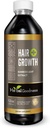Haargroei Plus 12oz - Bamboe Hair Product met collageen, keratine en vitamines voor vrouwen en mannen - gezonde haren, huid en nagels - 1 fles